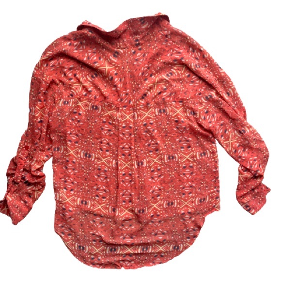 Free People Easy Rider Printed Blouse - Picture 4 of 7